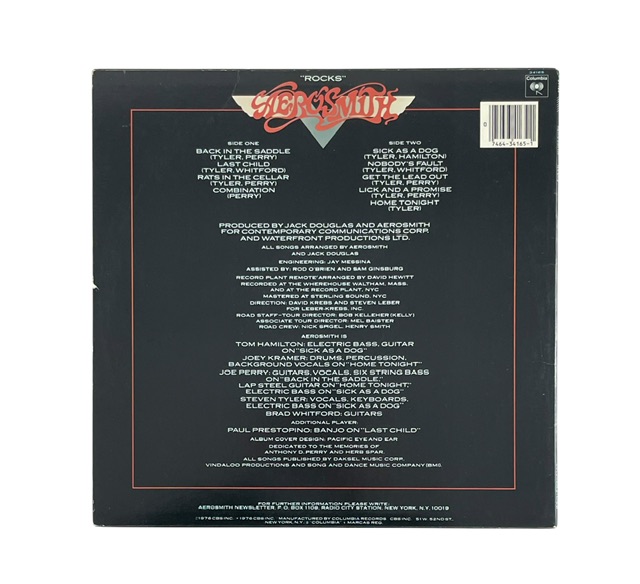 Aerosmith Autographed Rocks Vinyl Album Signed All Five Members - Image 7
