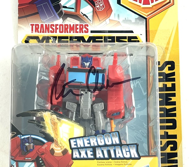 Peter Cullen Signed Transformers Optimus Prime Hasbro Action Figure - Image 2