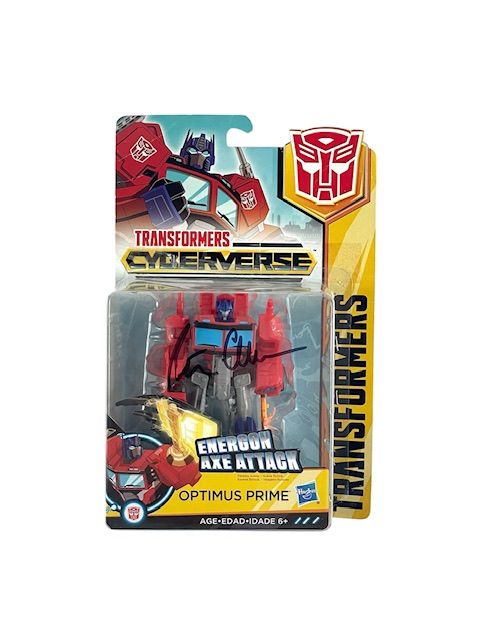 Peter Cullen Signed Transformers Optimus Prime Hasbro Action Figure