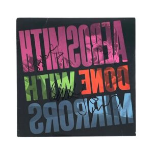 Aerosmith Autographed Done With Mirrors Vinyl Album Signed All Five Members