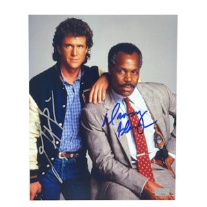 Lethal Weapon II Mel Gibson Danny Glover Signed 8x10 Photo COA