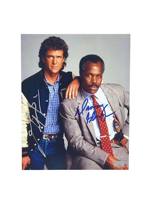 Lethal Weapon II Mel Gibson Danny Glover Signed 8×10 Photo COA