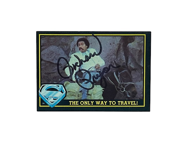 Richard Pryor Autographed Superman Topps Trading Card ACOA