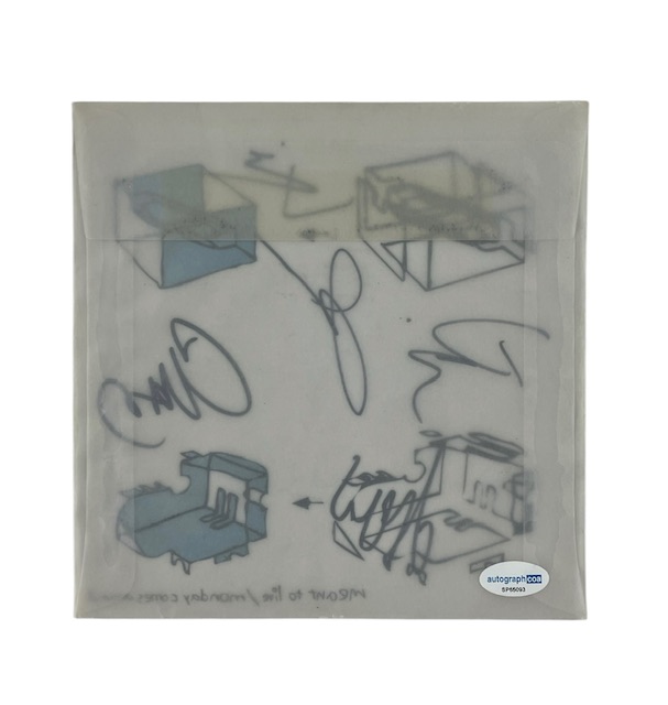 Switchfoot Meant To Live Limited Edition 7” Blue Vinyl Record Band Signed ACOA - Image 3