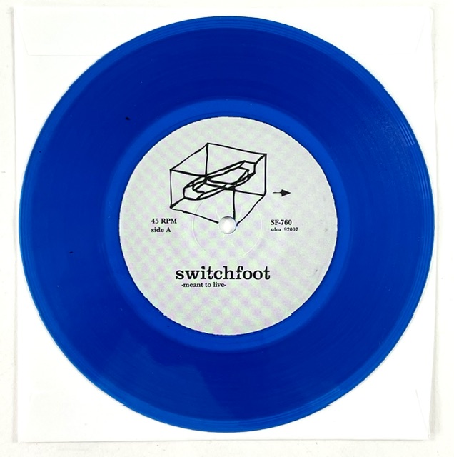 Switchfoot Meant To Live Limited Edition 7” Blue Vinyl Record Band Signed ACOA - Image 6