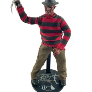Robert Englund Signed 1/6 Sideshow Collectible Freddy Krueger Action Figure ACOA