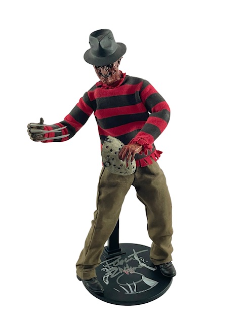 Robert Englund Signed 1/6 Sideshow Collectible Freddy Krueger Action Figure ACOA - Image 4